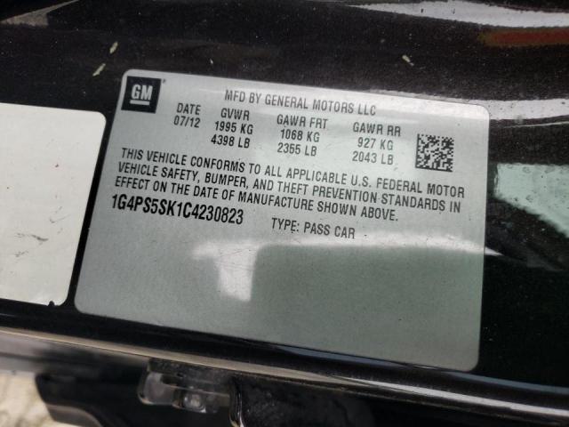 Photo 10 from auction – 2012 BUICK VERANO with VIN 1G4PS5SK1C4230823