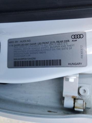 Photo 10 from auction – 2017 AUDI A3 PREMIUM with VIN WAUAUGFF0H1044256