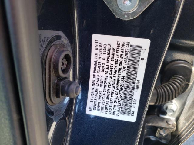 Photo 10 from auction – 2017 HONDA CIVIC EX with VIN 19XFC2F77HE214844