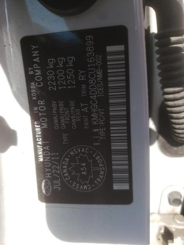 Photo 10 from auction – 2012 HYUNDAI GENESIS 3. with VIN KMHGC4DD8CU163899