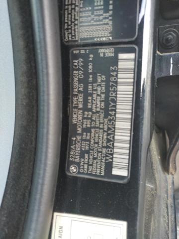 Photo 10 from auction – 2000 BMW 328 I with VIN WBAAM5341YJR57843