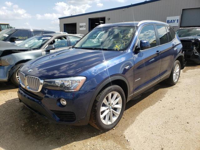 Photo 2 from auction – 2017 BMW X3 XDRIVE2 with VIN 5UXWX9C35H0W69214