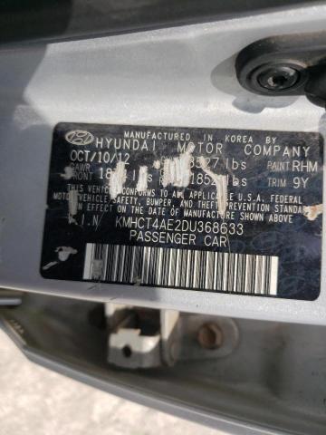 Photo 10 from auction – 2013 HYUNDAI ACCENT GLS with VIN KMHCT4AE2DU368633