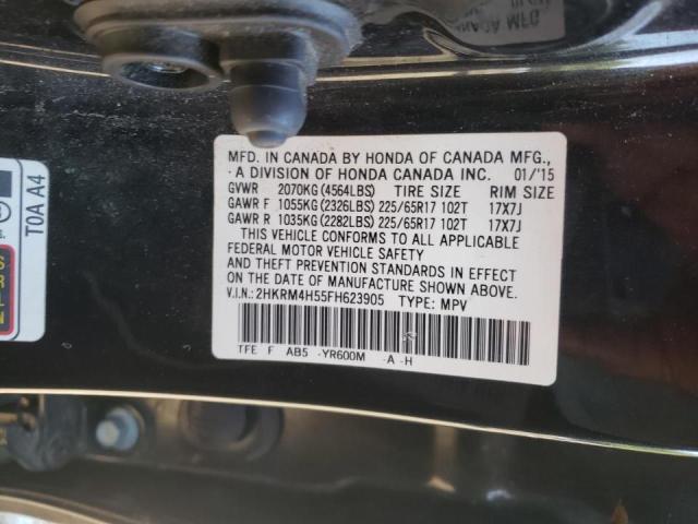 Photo 10 from auction – 2015 HONDA CR-V EX with VIN 2HKRM4H55FH623905