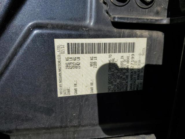Photo 10 from auction – 2012 NISSAN ALTIMA BAS with VIN 1N4AL2AP8CN527199