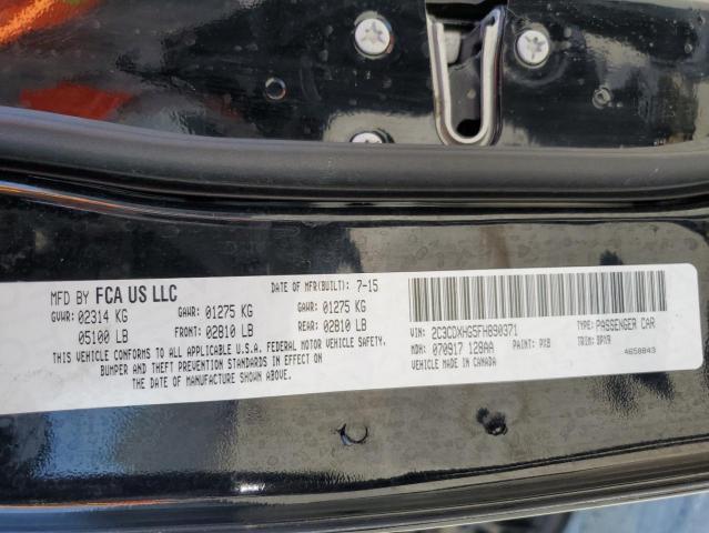 Photo 10 from auction – 2015 DODGE CHARGER SX with VIN 2C3CDXHG5FH890371