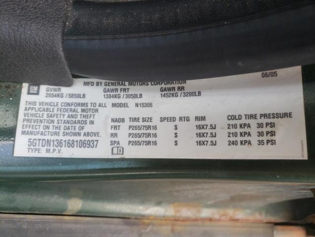Photo 10 from auction – 2006 HUMMER H3 with VIN 5GTDN136168106937