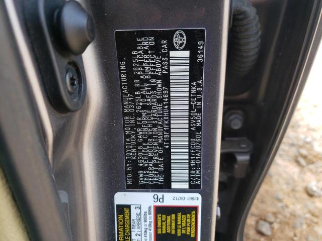 Photo 10 from auction – 2017 TOYOTA CAMRY LE with VIN 4T1BF1FKXHU414697