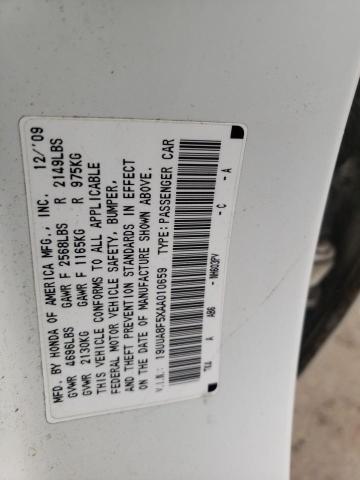 Photo 10 from auction – 2010 ACURA TL with VIN 19UUA8F5XAA010659