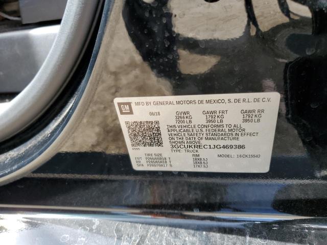 Photo 10 from auction – 2018 CHEVROLET SILVERADO with VIN 3GCUKREC1JG469386