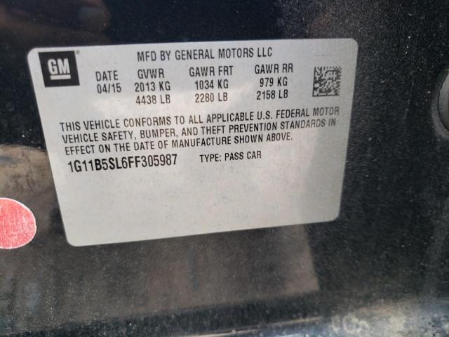 Photo 10 from auction – 2015 CHEVROLET MALIBU LS with VIN 1G11B5SL6FF305987