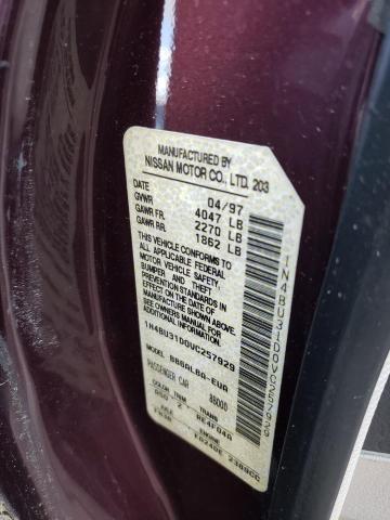 Photo 10 from auction – 1997 NISSAN ALTIMA XE with VIN 1N4BU31D0VC257929
