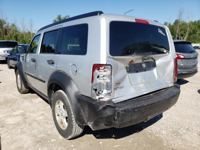 Photo 3 from auction – 2007 DODGE NITRO SXT with VIN 1D8GT28K67W644568
