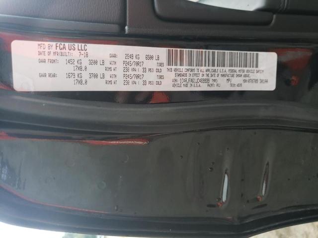 Photo 10 from auction – 2018 JEEP GRAND CHER with VIN 1C4RJFAG1JC469939