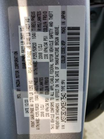 Photo 10 from auction – 2021 MAZDA CX-9 GRAND with VIN JM3TCBDY0M0517540