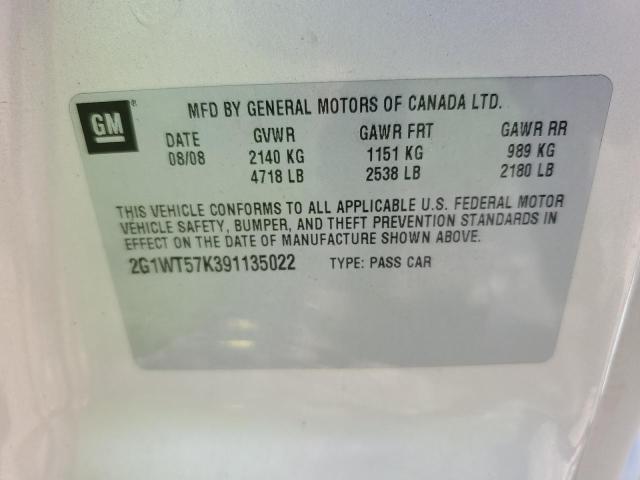 Photo 10 from auction – 2009 CHEVROLET IMPALA 1LT with VIN 2G1WT57K391135022