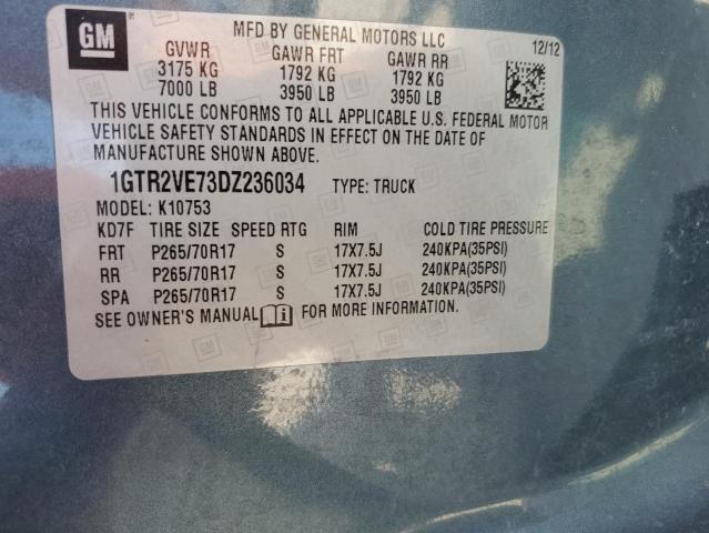 Photo 10 from auction – 2013 GMC SIERRA K15 with VIN 1GTR2VE73DZ236034