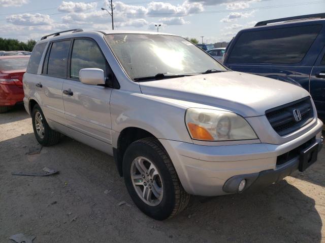 HONDA PILOT EXL 2004 with VIN 2HKYF18514H535841 - Photo from auction