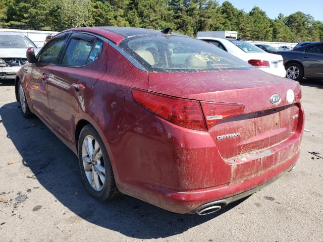 Photo 3 from auction – 2011 KIA OPTIMA EX with VIN KNAGN4A70B5158358