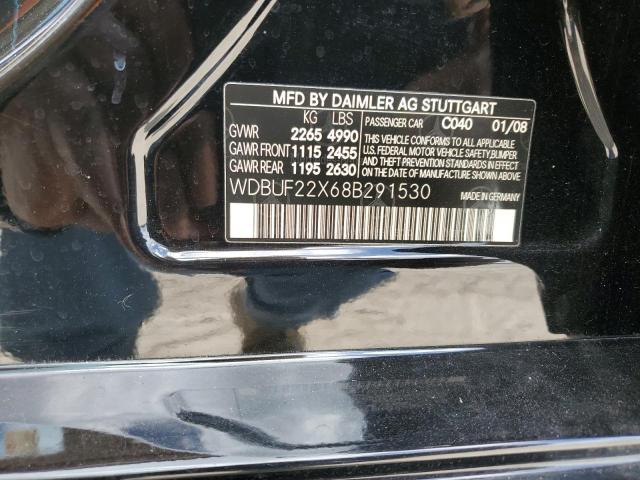 Photo 10 from auction – 2008 MERCEDES-BENZ E 320 CDI with VIN WDBUF22X68B291530