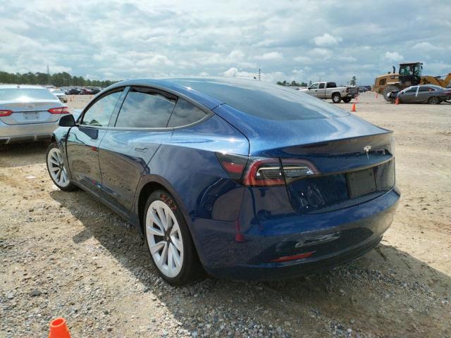 Photo 3 from auction – 2021 TESLA MODEL 3 with VIN 5YJ3E1EA2MF994356