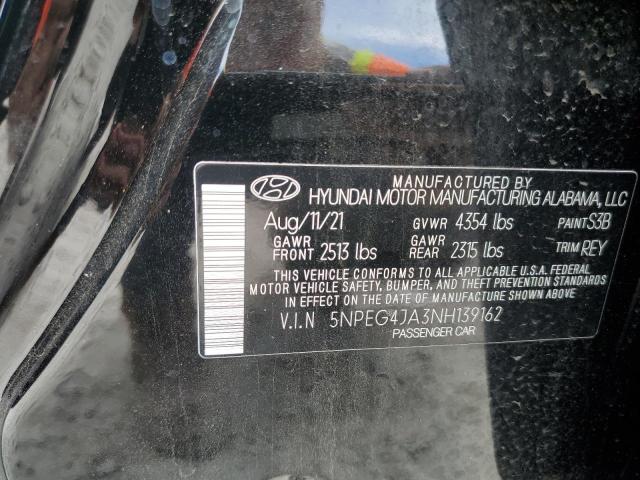 Photo 10 from auction – 2022 HYUNDAI SONATA SE with VIN 5NPEG4JA3NH139162