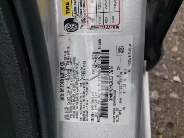 Photo 10 from auction – 2012 FORD FUSION SE with VIN 3FAHP0HA3CR317616
