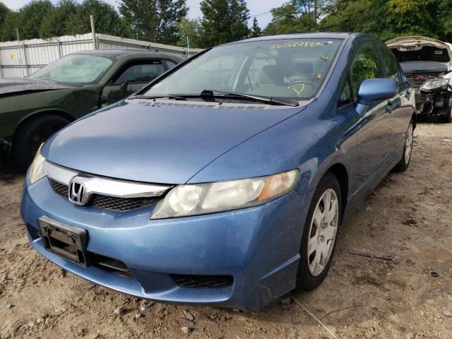 Photo 2 from auction – 2009 HONDA CIVIC LX with VIN 19XFA165X9E021197