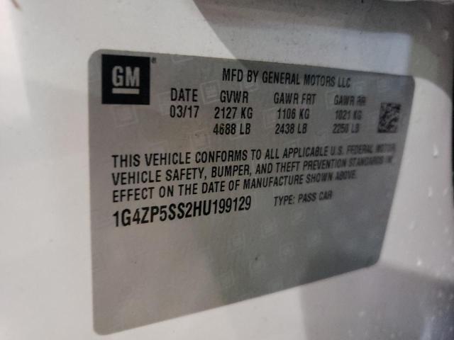 Photo 10 from auction – 2017 BUICK LACROSSE E with VIN 1G4ZP5SS2HU199129