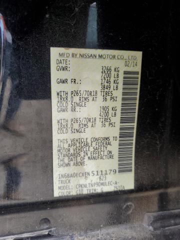Photo 10 from auction – 2014 NISSAN TITAN with VIN 1N6BA0ECXEN511179