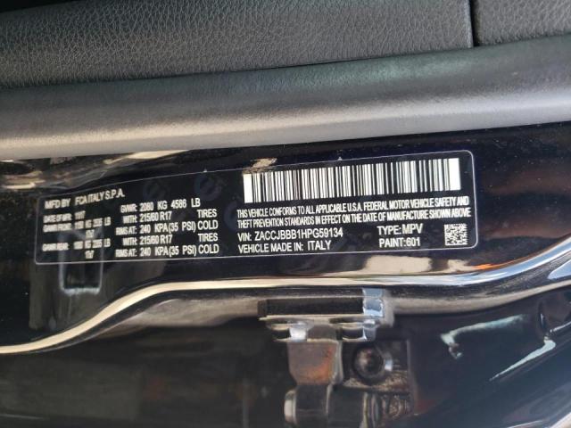 Photo 10 from auction – 2017 JEEP RENEGADE L with VIN ZACCJBBB1HPG59134