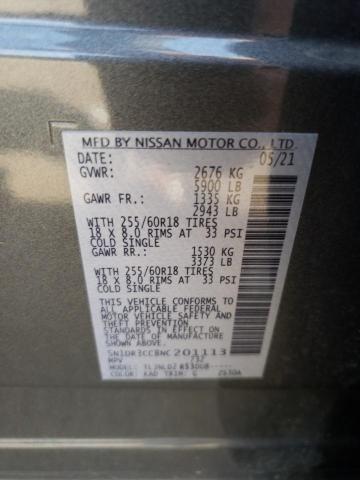 Zdjęcie 10 z aukcji – 2022 NISSAN PATHFINDER z VIN 5N1DR3CC8NC201113