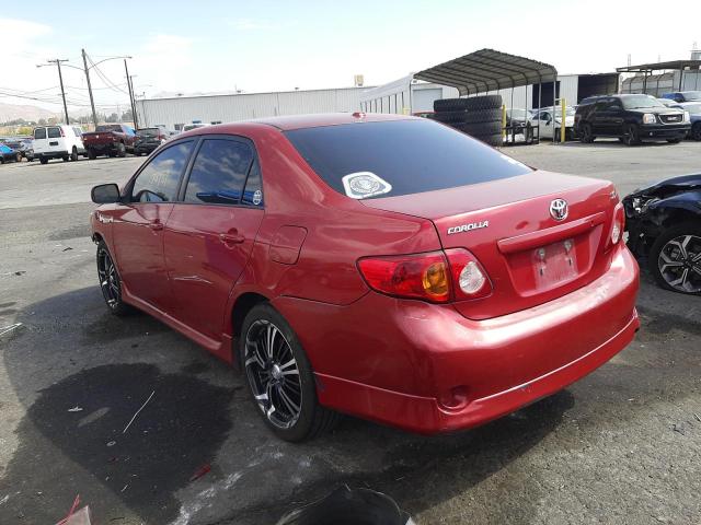Photo 3 from auction – 2009 TOYOTA COROLLA BA with VIN 1NXBU40E49Z024450