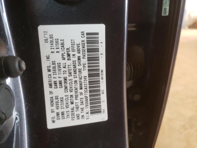 Foto 10 de la subasta – 2012 ACURA TL con VIN 19UUA8F73CA037349
