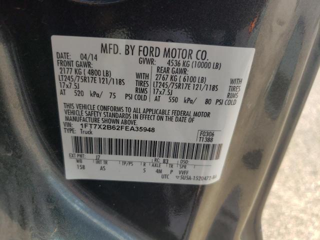 Photo 10 from auction – 2015 FORD F250 SUPER with VIN 1FT7X2B62FEA35948