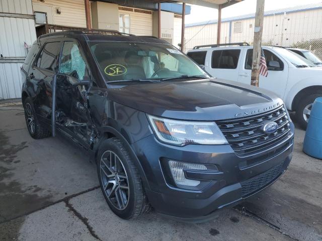 FORD EXPLORER S 2017 with VIN 1FM5K8GT6HGD66056 - Photo from auction