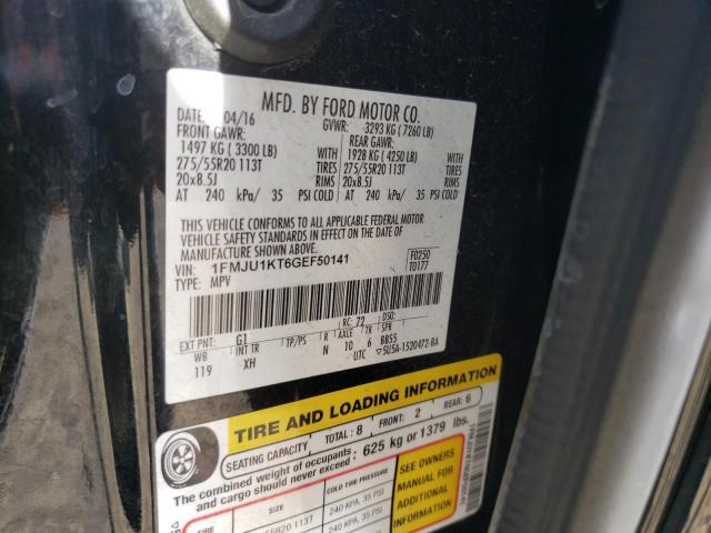 Photo 10 from auction – 2016 FORD EXPEDITION with VIN 1FMJU1KT6GEF50141