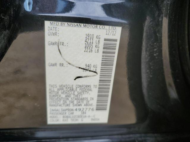 Photo 10 from auction – 2013 NISSAN ALTIMA 2.5 with VIN 1N4AL3AP9DN492776