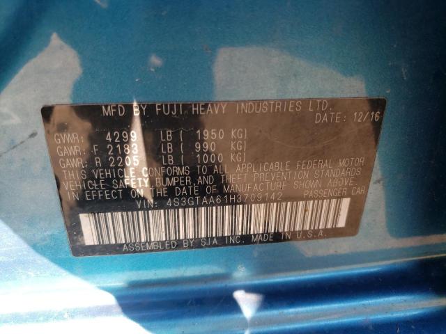 Photo 10 from auction – 2017 SUBARU IMPREZA with VIN 4S3GTAA61H3709142