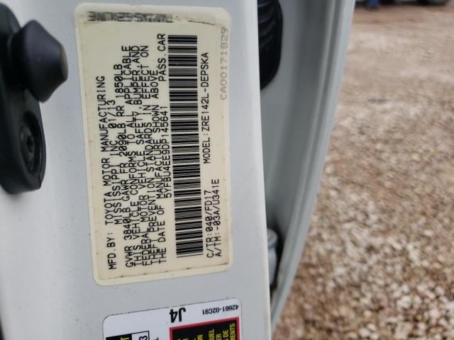 Photo 10 from auction – 2013 TOYOTA COROLLA BA with VIN 5YFBU4EE9DP145641