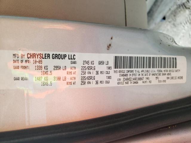 Photo 10 from auction – 2010 DODGE GRAND CARA with VIN 2D4RN5D14AR100847