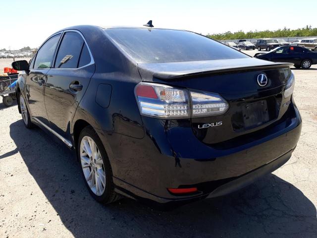Photo 3 from auction – 2010 LEXUS HS 250H with VIN JTHBB1BA8A2013369