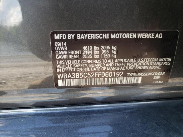 Photo 10 from auction – 2015 BMW 328 XI SUL with VIN WBA3B5C52FF960192