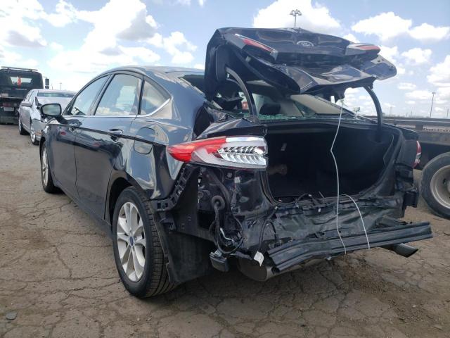 Photo 3 from auction – 2020 FORD FUSION SE with VIN 3FA6P0HD5LR230947