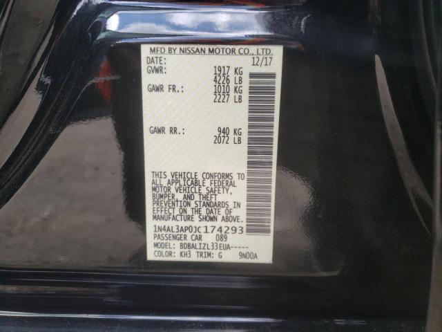 Photo 10 from auction – 2018 NISSAN ALTIMA 2.5 with VIN 1N4AL3AP0JC174293