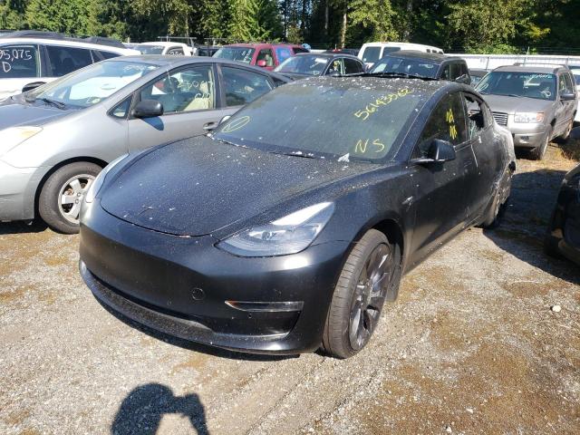 Photo 2 from auction – 2022 TESLA MODEL 3 with VIN 5YJ3E1ECXNF126415