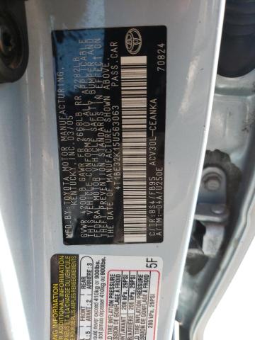 Photo 10 from auction – 2005 TOYOTA CAMRY LE with VIN 4T1BE32K15U563063
