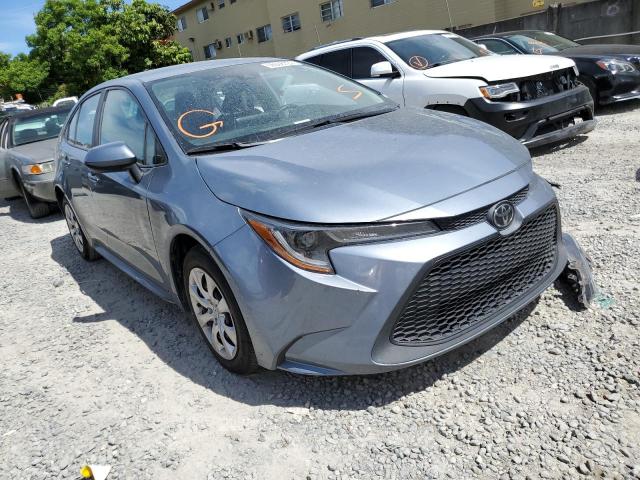 TOYOTA COROLLA LE 2020 with VIN 5YFEPRAE8LP126620 - Photo from auction