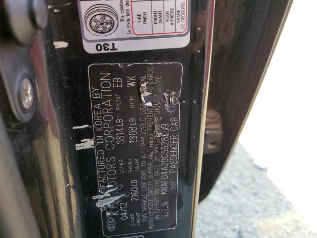 Photo 10 from auction – 2012 KIA FORTE EX with VIN KNAFU4A29C5628889