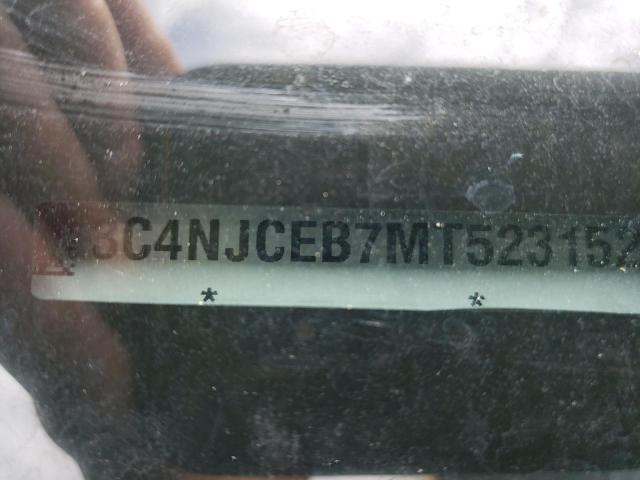 Photo 10 from auction – 2021 JEEP COMPASS 80 with VIN 3C4NJCEB7MT523152